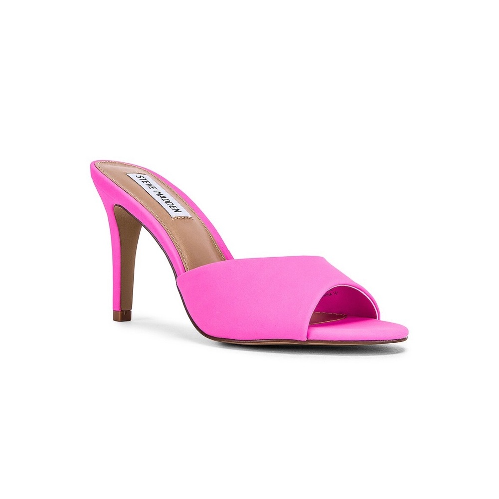 Steve Madden - Erin Mule neon pink sz 7.5 - Picture 3 of 10